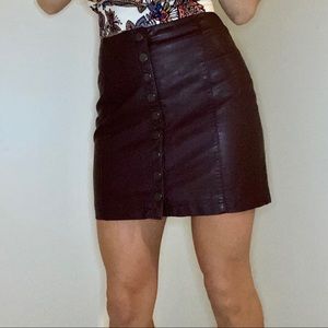 Free people mini skirt